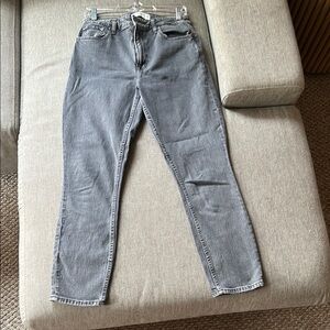 Abercrombie & Fitch Gray High Rise Skinny Jeans